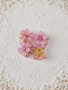 8 件/12 件/套什锦金属水晶花发夹适合日常旅行、聚会、海滩派对以及夏季、秋季和返校季节佩戴假日必备