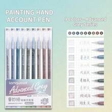 Bộ 9 bút bi Morandi màu, thân trong suốt, mực gel nhiều màu, ngòi 0.6mm, bút chấm, thích hợp để vẽ, tô màu, dùng làm văn phòng phẩm, quà tặng đồ dùng học tập cho học sinh. - Hồng - Xem 20