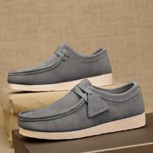 Mocasines sin cordones para hombres, zapatos casuales cómodos y antideslizantes, transpirables