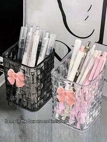 1/2 szt. Uroczy uchwyt na długopisy w kształcie kokardy - organizer na biurko na pędzle do makijażu i artykuły biurowe, eleganckie przechowywanie pędzli do makijażu, idealne do kreatywnych projektów dekoracyjnych dla dziewcząt, studentek i dziewcząt, na wakacje, plażę, kolekcję łazienkową, kolekcję sypialni, dużą torbę, wystrój pokoju, torby, kosmetyczki, toaletkę, podróż, kosmetyczkę, niezbędne rzeczy w podróży, organizer, przechowywanie, niezbędne rzeczy w podróży, organizer do makijażu, kosmetyczki, organizer do makijażu, organizer, kosmetyczka, organizer na biurko, kosmetyczka, kosmetyczka, organizer do makijażu, akcesoria toaletowe, kosmetyczka, kosmetyczki, pudełko na biżuterię, saszetka, uchwyt na pędzle do makijażu, uchwyt na pędzle, organizer na perfumy, saszetka