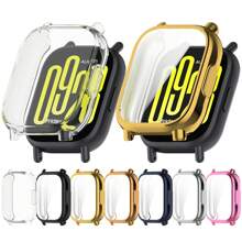 1pc Soft TPU Watch Protective Case, Compatible With Xiaomi Redmi Watch 5/Redmi Watch 4/Redmi Watch 5 Active/Redmi Watch 5 Lite/Redmi Watch 3/Redmi Watch 3 Lite/Active. Made Of TPU Material, Soft And Lightweight, Anti-Drop And Durable, Suitable For All Users. Includes 1 Protective Case Only, With Electroplated Finish.