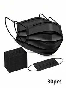 50/100pcs Disposable Masks, Face Masks, 3-Layer Protective Disposable Masks, Filtering Protective Face Shield, Suitable For Adult Men And Women, High Quality, Comfortable And Soft Inner Layer For Easy Breathing, Dustproof And Sun Protection, Thickened