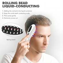 New Electric Facial Beauty Device, 3D Facial Massage Roller, Dual Roller Design, 360° Rotation, High-Frequency Vibration, With Base, 1200mAh Battery, Visual Display Screen, Daily Skincare Beauty Tool, Holiday Gift - White - View 8