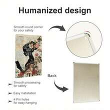 Girl Reading Books Vintage Metal Tin Sign Enter Library She Goes To Lose Her Mind And Find Her Soul Vintage Wall Decoration Poster Home School Library Cafe Club 12x8inch Home Kitchen Bathroom Farm Garden Garage Wall Decoration TP - 彩色 - 查看 3