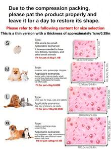 1pc Pet Bath Towel Mat, Quick Drying, Absorbent, Non-Shedding, Thick, Microfiber Cat Dog Pet Towel