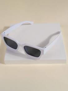 1 pieza/2 piezas/3 piezas/10 piezas Gafas con marco cuadrado grueso, gafas de moda rectangulares gruesas unisex para fotografía callejera, bares, clubes, festivales de música, decorativas, adecuadas para todos los tipos de rostro