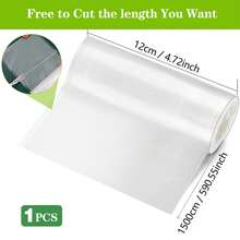 1 Roll Of 15 Meters Length Vacuum Packaging Bags, Reusable, Ideal For Sous Vide, Meal Prep, Low -Temperature Cooking & Beef Storage, Keeps Food Fresh, Household Kitchenware - White - View 17