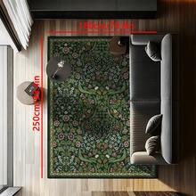 1pc Luxurious Floral Bohemian Area Rug, European And American Minimalist Classical Botanical Elements Rectangle Plush Soft Washable Area Rug, Suitable For Outdoor, Entryway, Living Room, Bedroom, Laundry Room, Bathroom, Game Room, All Season Large Size Wall-To-Wall Home Decor Carpet - Multicolor - View 10