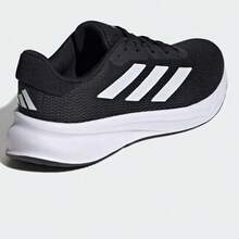 Adidas 阿迪达斯男子新款休闲舒适轻便跑步鞋 IH6007 - 黑與白 - 查看 3