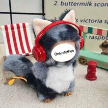 New 15-17cm LABUBU 1st/2nd/3rd Generation LABUBU Doll Clothes Set, Jumpsuit, T-Shirt, Pants, Hat, Cute Outfit For LABUBU Doll, Party & Gathering Costume (Clothes Only, No Shoes) - Multicolor - View 10