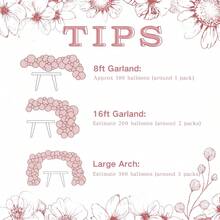 119件粉色气球拱门套装，粉白气球拱门花环套装，包含浅粉色和白色气球，适用于生日、婚礼、迎婴派对、周年纪念、单身派对、新娘派对装饰 - 粉色 - 查看 7