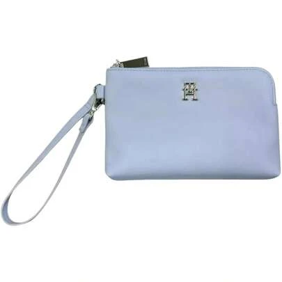  Cartera Tommy Hilfiger Azul Cielo N/A  Ligera Y  Perfecta Para Uso Diario   Liso    Piel Genuina    RFID    Cartera   Todo