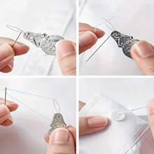 Scandinavian Style Mini Sewing Kit - Portable And Lightweight, With Tools Including Scissors, Needles, And Pins - Perfect For Home, Travel, And Hotel Use - Available In Light Blue Or Pink, Sewing Supplies Accessories