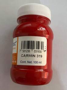 Pintura acrilica POLITEC 100ML - rojo intenso - Ver 3