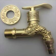 "Classic" Vintage European-Style Single Cold Wall-Mounted Faucet - Stainless Steel, Perfect For Kitchen Sink, Washing Machine, Outdoor Garden & Bathroom Accessories