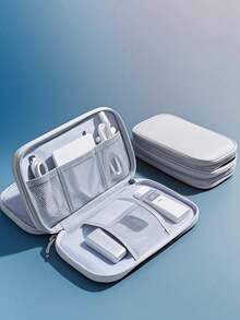 1pc Travel In Style With Our Waterproof Electronic Storage Bag - Perfect Storage For USB Sticks, Hard Drives, Headphones And More! Digital Accessory Storage Bag, Electronic Storage Travel Universal Cable Bag, Travel Organiser , Small Suitcase Accessories , Home Cruise Essentials Travel Bag, Mini Portable Travel Organiser , Portable Holiday Organiser.