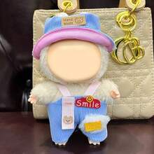 New 15-17cm LABUBU 1st/2nd/3rd Generation LABUBU Doll Clothes Set, Including T-Shirt, Pants, Hat, Suspender, Cute Outfit For LABUBU Doll, Party & Gathering Outfit For LABUBU (Clothes Only, No Shoes)