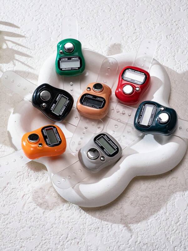 Wearable Electronic Counter, Convenient To Wear On Finger, Suitable For Knitting, Tasbih (Prayer Beads), Sports, Games And Other Counting Purposes