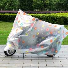 1 pieza Cubierta de lluvia/polvo para motocicleta, Cubierta universal impermeable para scooter y bicicleta, Cubierta antipolvo de PEVA para bicicleta eléctrica