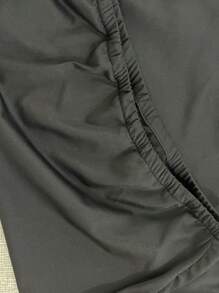 真丝蕾丝边吊带裙、中长衬裙、防走光衬裙