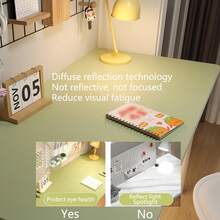 1 pezzo Tappetino antiscivolo per scrivania, tappetino per mouse, protezione in pelle PU impermeabile per scrivania/tavolo, sottile e grande, facile da pulire, tappetino da scrivania per computer portatile per ufficio/casa/decorazione (rosa) - Multicolore - Visualizzare 8