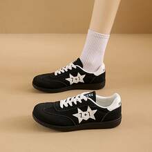 Women Skateboarding Shoes - 黑色 - 查看 5