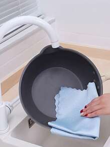 5 Magic Cleaning Cloths - Fish Scale Glass Wiping Cloth, Car Window Mirror Cleaning Cloth - Non Marking And Reusable - Suitable For Cleaning Kitchens, Mirrors, Glass, Plates, Screens! Cleaning Supplies And Tools