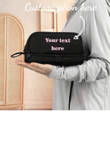 1 pieza Estuche de lápices personalizado - Nombre personalizado: Patrón de letras personalizado. Bolsa de bolígrafos de gran capacidad y tamaño, útiles escolares, regalo de cumpleaños, mejor regalo para niños, obsequio para estudiantes, multiusos, ornamentales, reutilizables. Moderno, familiar, lindo, vintage, dibujos animados, kawaii, personalizado, único, personalizable, para trabajadores, clíents, negocios/estudios, escuela/oficina, regreso a la escuela, suministros escolares para la universidad, universidad.