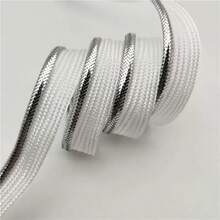 5 码斜纹带饰边，适用于缝制枕头、垫子和衣服上的卷边、滚边、铜线边 - 彩色 - 查看 10