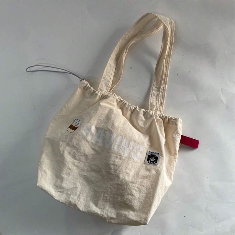 Women Shoulder Bags - 乳白色 - 查看 1