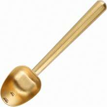 Cuchara de café de acero inoxidable con largo hueco, cuchara medidora de 7g para café molido yé de hojas sueltas, plata cepillada - Marrón - Ver 10