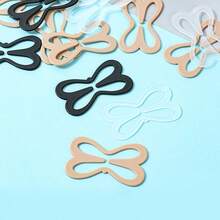 6-Pcs Bra Anti Slip Buckle Dragonfly Shaped Back Cross Beautiful Back Underwear Buckle Slip Shoulder Plastic Anti Drop Bra Invisible Underwear Button Shoulder Strap Anti Slip Accessory Detachable Fixator - Nhiều màu - Xem 3