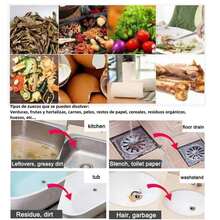 Agente de dragado de tuberías de gran potencia, limpiador de inodoros, desbloqueador de fregadero, agente de dragado de alcantarillado de cocina, limpiador de drenaje, 268g - En polvo - Ver 5