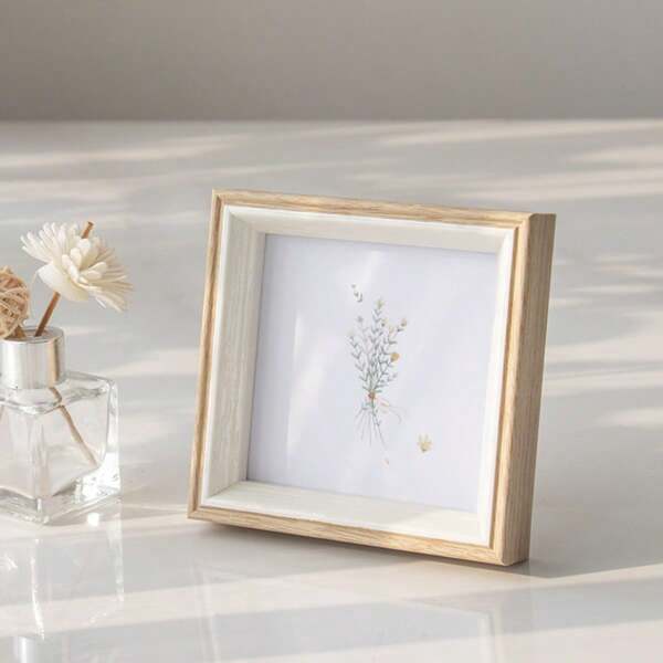 1 Stück einfacher, kreativer Bilderrahmen 4 Inch, dekorativer Wandrahmen für das Wohnzimmer