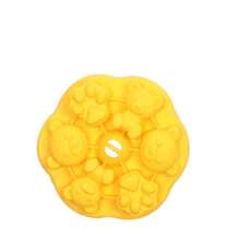1Pcs Silicone Muffin Molds Cupcake/Ice Cubes Mold Fits 5 To 8 Qt Pressure Cooker Sous Vide Egg Bite Maker Air Fryer Accessories - Yellow - View 2