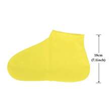 Waterproof Shoe Covers Silicone Anti-Slip Rain Boots Unisex Sneakers Protector For Outdoor Rainy Day Reusable Rain Shoe Cover