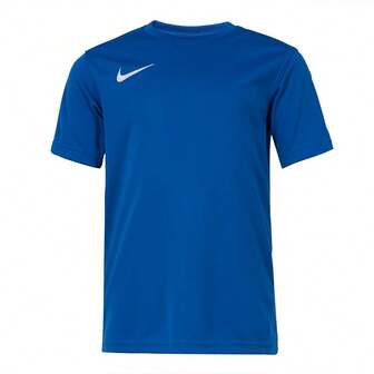 Nike Y NK DF PARK VII JSY SS ZT T-Shirt, Loose Fit Blank Design, Suitable For Youth Everyday Indoor/Outdoor Sports, HF0529