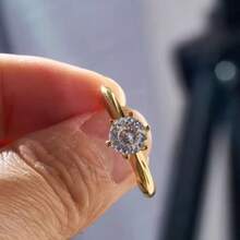 4ct Total Moissanite 3pcs Jewelry Set For Women | 1ct Ring + 1ct Necklace + 2x1ct Earrings | Wedding & Engagement Collection | Perfect For Daily Wear, Dating & Gifting To Lovers, Friends, Family