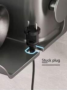 1个吹风机支架架，无需钻孔，浴室吹风机收纳整理架，壁挂式吹风机支架 - 彩色 - 查看 5