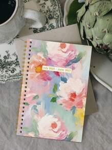 Trees Semplice quaderno pianificatore mensile A5 2025-2027, 32 pagine, pianificatore settimanale e mensile minimalista, calendario accademico, forniture per scuola e ufficio, regali perfetti per insegnanti, per forniture scolastiche, ritorno a scuola