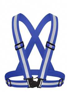 1 件反光背心，适合夜间跑步和运动，弹性反光带反光背心万圣节配饰，万圣节服装秋冬配饰万圣节服装，适合青少年、青年、男士、休闲、户外、运动、度假、毕业礼物、生日、日常穿着