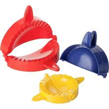 3 Pack, Empanada Press, Dough Press, Dumpling Press, Hand Pie Press, Mini Pie Press, Hand Pie Maker, Meat Pie Cutter, Pie Press, Pastry Press, Turnover Press - Assorted Colors 1 - View 4