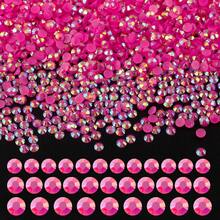 0.2cm/0.3cm/0.4cm/0.5cm平底水钻树脂水钻仿钻装饰材料适用于杯子、玩具、手工DIY、鞋子、服装 - A62深玫紅 - 查看 7