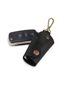Leather Wrap Keychain, Key Holder Pouch Keychain, Car Key Holder, Key Holder Organizer, Key Holder With Keyring - Multicolor - View 2