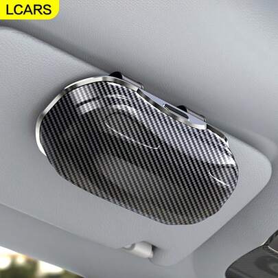LCARS LCARS Car Visor Sunglasses Storage Box, Car Sunglasses Case Visor Clip Holder For Driver And Passenger, Universal Car Accessories