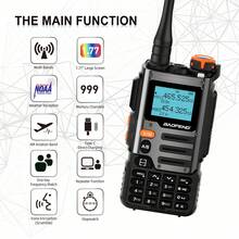 Baofeng UV-K6 1/2pcs Walkie Talkie, Type-C K6 Charging, Dual Band, NOAA FM, Two-Way Radio