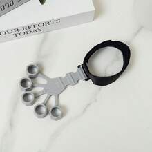 1pc New Silicone 5-Finger Hand Grip Trainer Wrist Developer - Multi-Color - Black - View 5