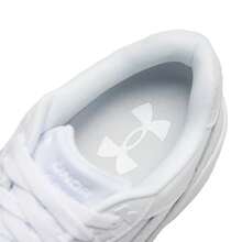 Under Armour UA Court 96 休闲鞋，轻便简约运动鞋，低帮系带滑板鞋，3028633-103 - 白 色/白色 - 查看 6