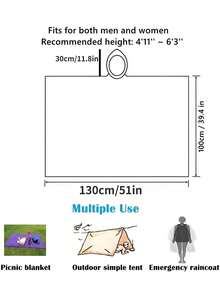 1PC Reusable Raincoats For Adults,Thickened Waterproof Rain Coat, Women Men Hooded Raincoat,Waterproof, Windproof, Quick-Dry, And Breathable,Travel Essentials,Rain Coat For Women,Sheer Poncho,School Supplies, EVA Ponchos Drawstring Hooded Raincoats For Men And Women Hooded Outdoor Motorcycles, Bicycles, Hiking, Fishing, And Mountaineering