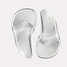 2 Pcs Transparent Silicone Forefoot Pads, Arch Support Sole Inserts, Non-Slip Shock Absorbing Soft Half Pad For Men Women Casual Shoes Heels - Clear - View 9